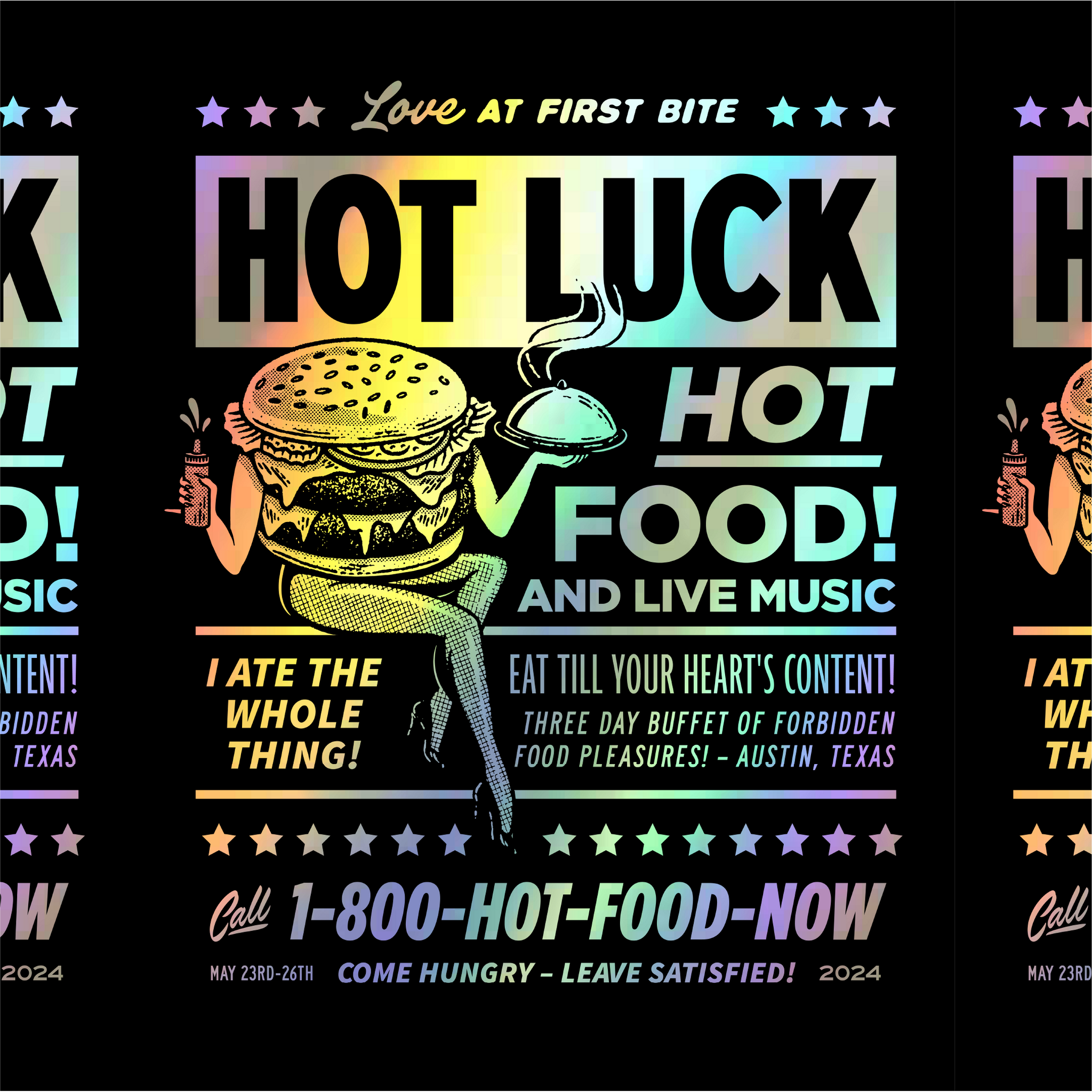 2024 Official Hot Luck Poster